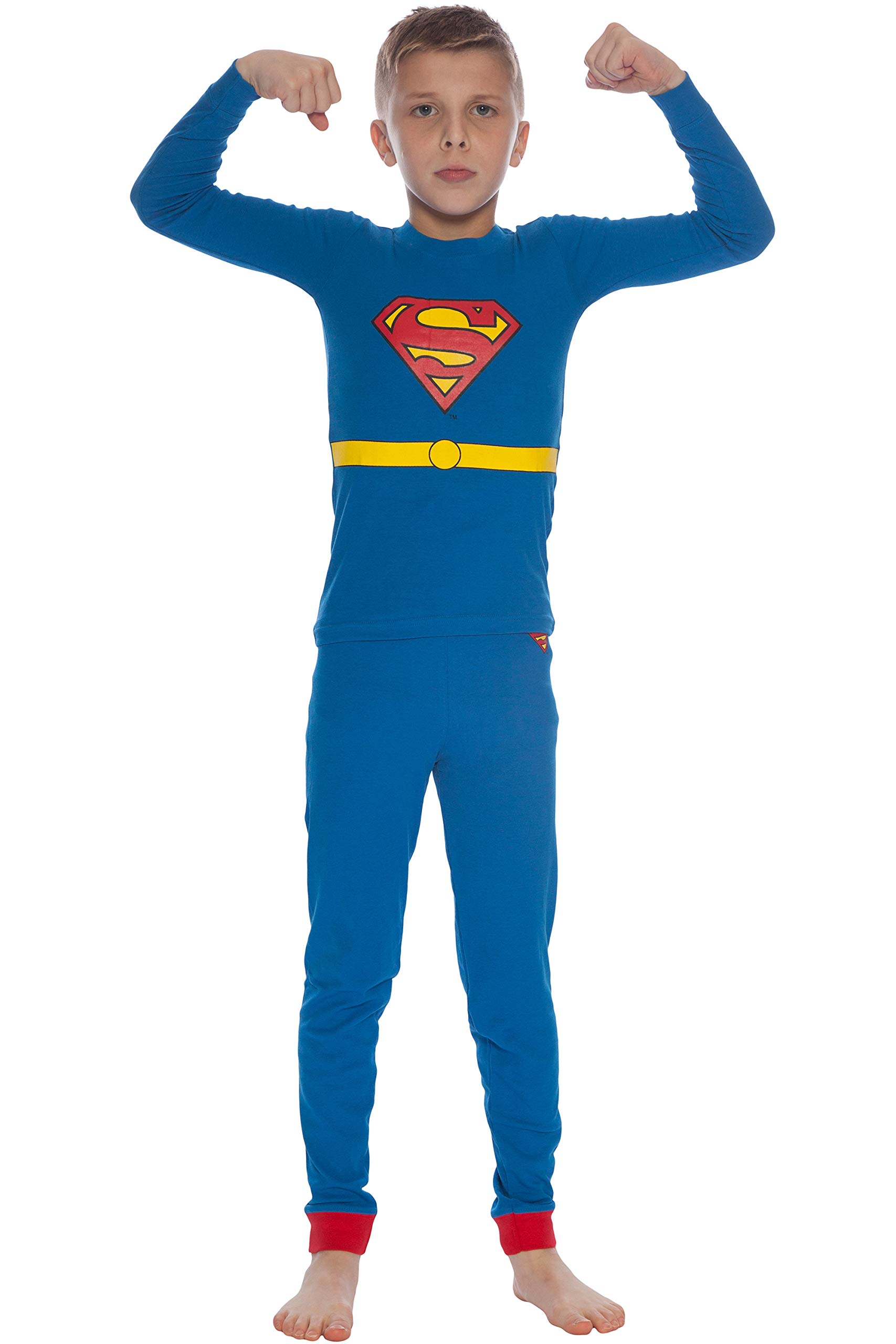 DC Comics boys Superman Costume Pajama Set