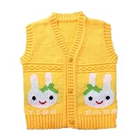 Little Boys/Girls Cartoon Rabbit Cardigan Sweater Vest