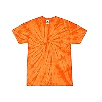 Tie-Dye T-Shirts, Spider Colors, 100% Pre-Shrunk Cotton, Kids Sizes, Short Sleeve