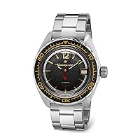 VOSTOK | Komandirskie 02K Automatic Self-Winding Russian Military Diver Wrist Watch | WR 200 m | Fashion | Business | Casual Men's Watches | Model 020741