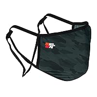 K&N Face Mask: Single Layer Polyester Mask for Increased Breathability