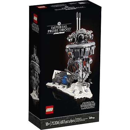 LEGO Star Wars Imperial Probe Droid 75306 Collectible Building Toy, New 2021 (683 Pieces), Multicolor