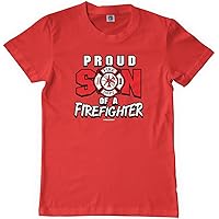 Threadrock Big Boys' Proud Son of a Firefighter Youth T-Shirt