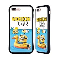 Head Case Designs Officially Licensed Despicable Me Beach Life Funny Minions Hybrid Case Compatible with Apple iPhone 7 Plus/iPhone 8 Plus