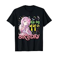 It's My 11th Birthday 11 Year Old Japanese Kawaii Anime Gift T-Shirt
