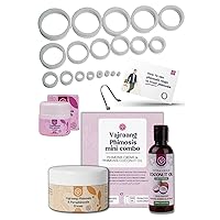 Complete Phimosis Treatment Kit with 20 x Phimosis Stretching Rings, 2 x Phimosis Creams, 1 x Phimosis Oil, 1 x Ring Tool, 1 x User Manual