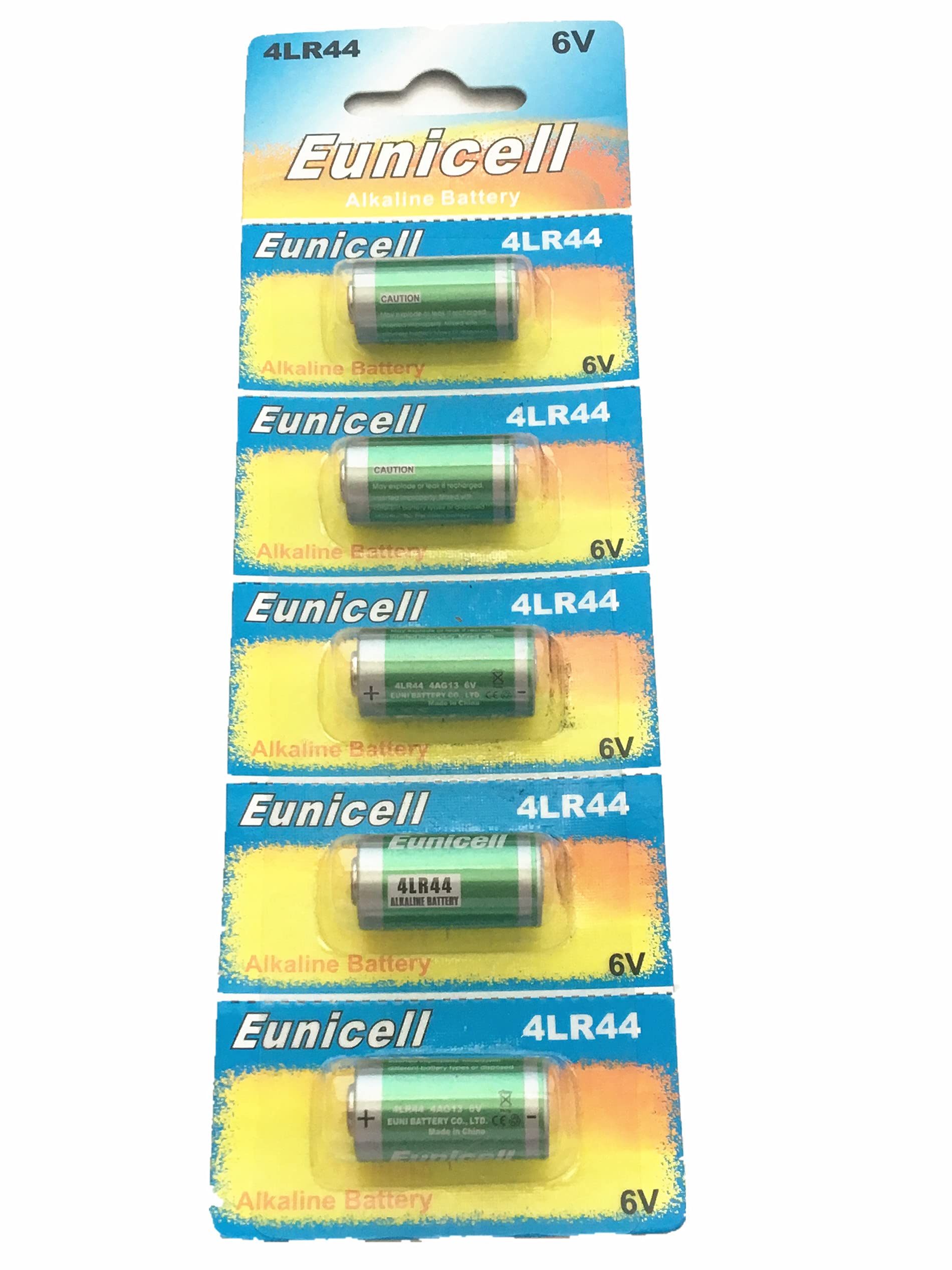 Hillflower 1000 Piece 4LR44 PX28A A544 476A K28A L1325 Card 0% Hg 6V Long Duration Alkaline Battery