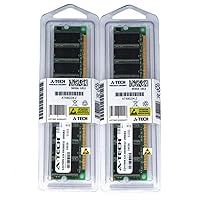 A-Tech 2GB Kit (2X 1GB) DDR 400MHz PC3200 184-pin DIMM Desktop Computer Memory RAM Modules