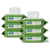 FitRight Personal Cleansing Wipes with Aloe (8x10 inch) | 600 Pieces Moisturizing Body Wipes for Adults Bathing and Incontinence Cleaning | Unscented Cloth Adult Wipes for Elderly Care
