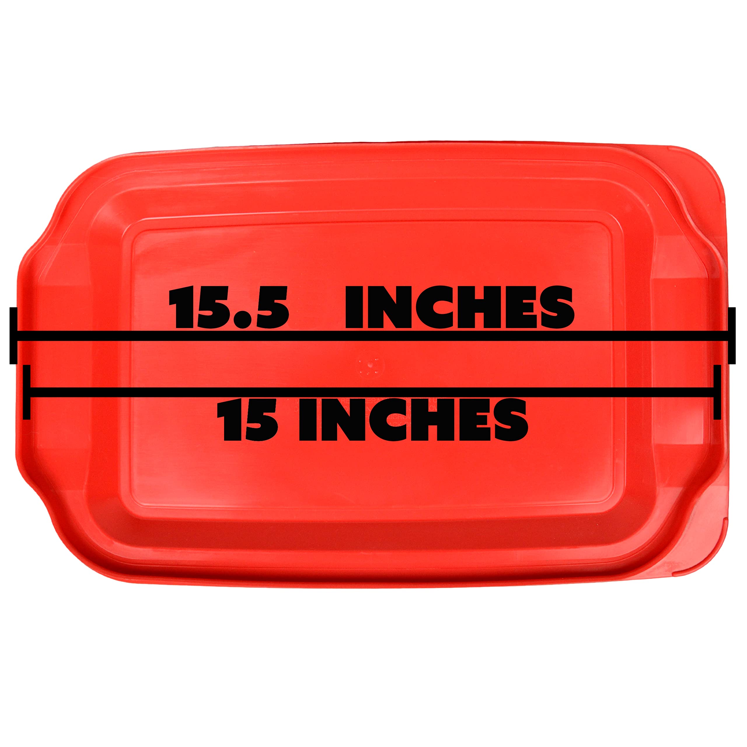 Pyrex 233-PC 3qt Red Replacement Food Storage Lid, (Only Fits Pyrex 233 Glass Dish NOT Pyrex C-233 Dish) Made in the USA