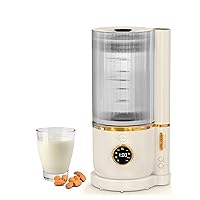 50oz Automatic Nut Milk Maker Machine (1500 ml) Homemade Almond, Oat Soy Milk & More Plant Based Milk and Dairy Free Beverages Intelligent Functions With Delay Start and Easy Brew.