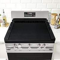 Noodle Board Stove Cover with Handles, Multiple Stove Top Cover Board for Electric/Gas Stove Top(Black)