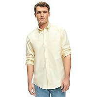 Brooks Brothers Men's Non-Iron Button Down Stretch Oxford Long Sleeve Sport Shirt