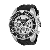 Invicta Pro Diver Men's 50mm Stainless Steel Black (One Size, Multicolored)