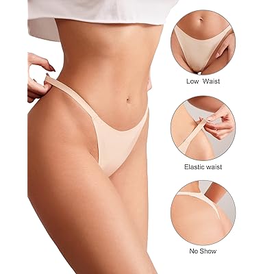 Mua DEANGELMON G-string Thongs for Women Panties No Show Thong Seamless  Underwear Low Rise Comfortable Microfiber Workout Pack trên  Mỹ chính  hãng 2023