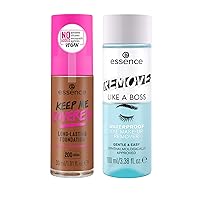 Keep Me Covered Long-Lasting Foundation 200 & Remove Like a Boss Waterproof Makeup Remover Bundle | Vegan & Cruelty Free