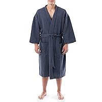 IZOD Men's Quilted Kimono Robe