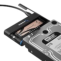 SABRENT USB 3.2 Type C M.2 PCIe NVMe + 2.5/3.5 Inch SSD & HDD Converter [DS-UCMH]