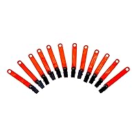 Allen Company Allen Reflective Trail Markers with Clips (Pack of 12), Orange, one Size (473)