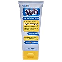 TBH Kids Gentle Gel Face Wash for Kids, Preteens, and Teens with Sensitive Dry Oily Skin - Gentle Facial Cleanser and Hydrating Facewash for Girls and Boys - Sulfate Free, Paraben Free - 6 Oz