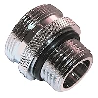 08-2475 1/2-Inch Male Iron Pipe Shower Arm Ball Adaptor with Price Pfister Thread Ball End, Chrome Plated