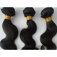 Hair 100% Philippines Virgin Human Hair Weft 3 Bundles Total 300g Body Wave Natural Color Can be dyed 12