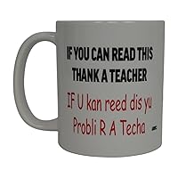 Rogue River Tactical Funny Teacher Coffee Mug Sarcastic Novelty Cup Gift If Reading English Grammar Teaching School