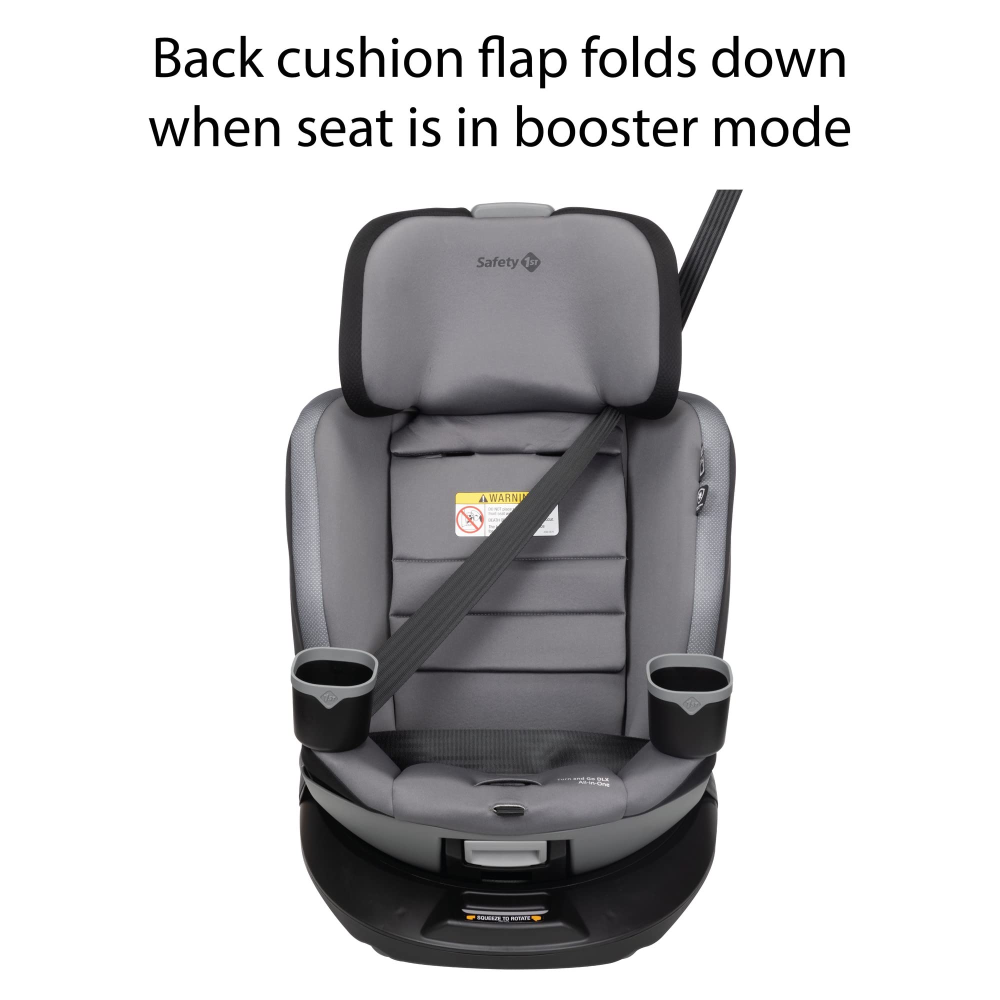 Safety 1st Turn and Go 360 DLX Rotating All-in-One Car Seat, Provides 360° seat Rotation, Dunes Edge
