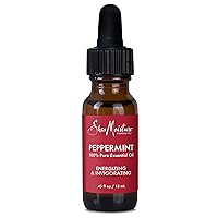 Sheamoisture 100% Pure Essential Oil to Uplift and Energize Peppermint Body Oil Sulfate Free and Paraben Free 0.45 oz