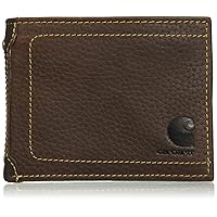 Carhartt Men's Rugged Pebble Leather Wallet, Available in Multiple Styles