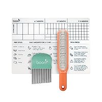 Boon DIVVY Baby Solid Food Prep Starter Kit - Includes 11x14 Silicone Placemat, Grater, and Crinkle Cutter - Baby Feeding Set - Baby Food Cutting Mat for Baby Feeding Supplies - 3 Count