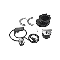 InSinkErator CCKIT-00A Evolution Batch Feed Adaptor Cover Control Kit, Black