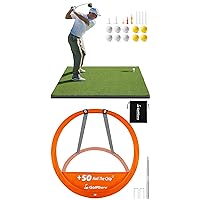 5x4ft Pro Golf Hitting Practice Mats and Golf Chipping Net