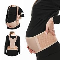 Adjustable Maternity Belt Pregnancy Support - Belly Bands For Pregnant Women Suffer from Hip, Back, and Pelvic Pain During Pregnancy and Postpartum