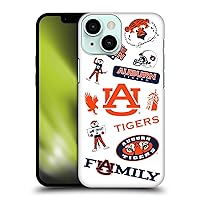 Head Case Designs Officially Licensed Auburn University AU Sticker Type Hard Back Case Compatible with Apple iPhone 13 Mini