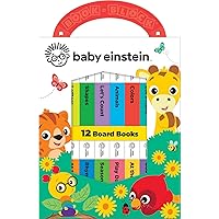 Baby Einstein - My First Library Board Book Block 12-Book Set - First Words, Alphabet, Numbers, and More! - PI Kids Baby Einstein - My First Library Board Book Block 12-Book Set - First Words, Alphabet, Numbers, and More! - PI Kids Board book