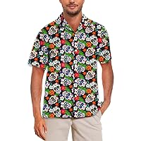 AOBUTE Womens Tropical Hawaiian Shirt Funny Summer Vacation Beach Button Down Tops