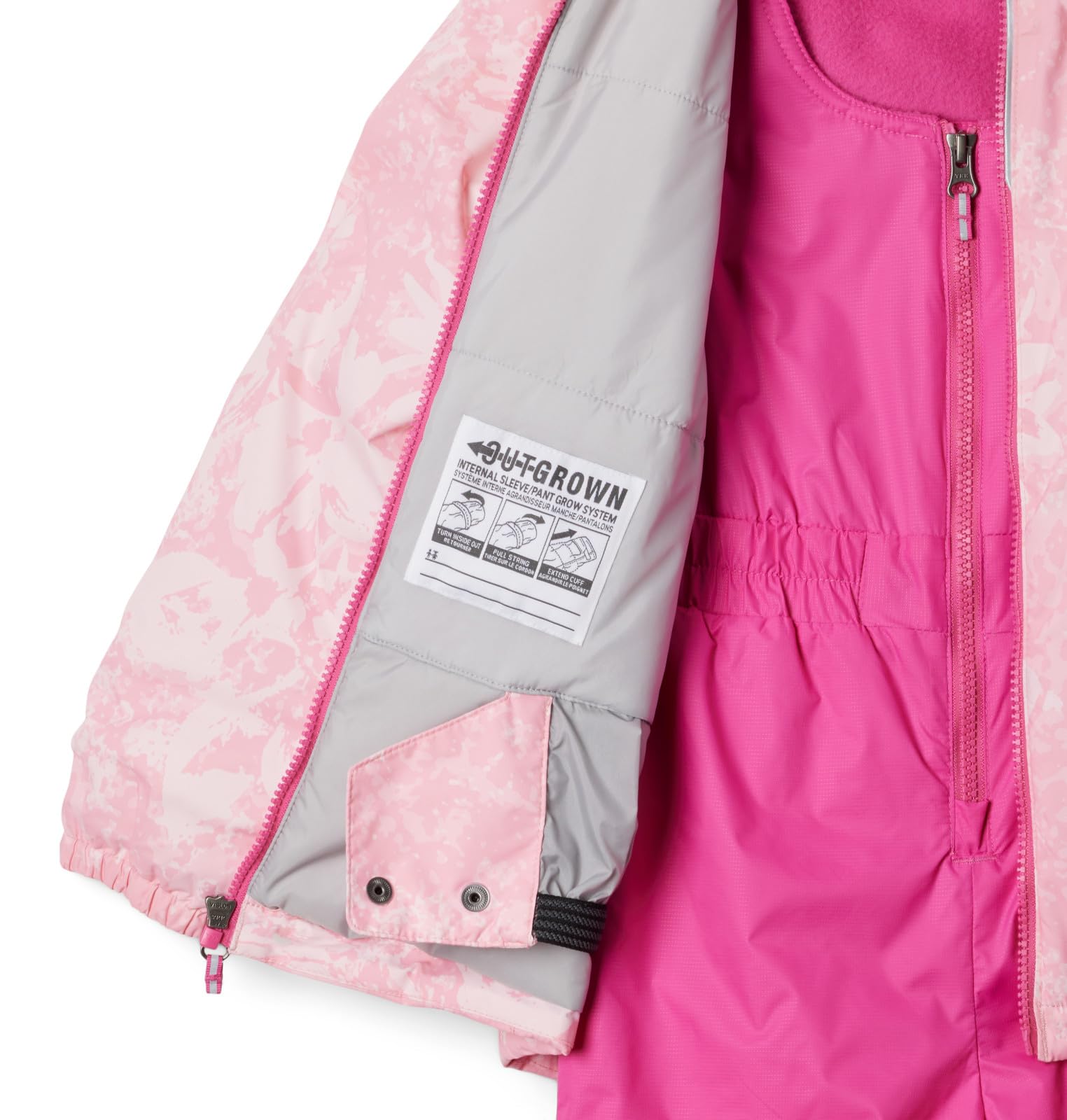 Columbia Toddler Unisex Frosty Slope Set, Pink Orchid Whimsy, 4T