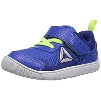 Reebok Unisex-Kid's Ventureflex Stride 5.0 Sneaker, Vital Blue/deep Cobalt/el, 3 Child US Little Kid