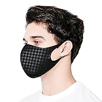 NYBEE SPORT COOLING PRO Breathable Face Mask UPF 50, Washable, Reusable, Lightweight, UV Sunblock, Women, Men, Unisex for Running, Gym, Sports, Indoor, Work, Great For All Seasons - 1pack/Black