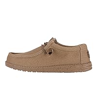 Hey Dude Men's Wally Canvas Mono | Men�s Shoes | Men's Slip-on Loafers | Comfortable & Light-Weight