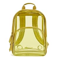 Vera Bradley Clear Small Backpack, Golden Olive