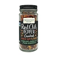Simply Organic Frontier Chili Peppers Red Crushed (15,000 Heat Units), 1.2-Ounce Bottle