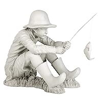 Design Toscano Gone Fishing Fisherman Statue