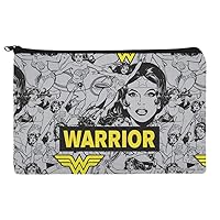 GRAPHICS & MORE Wonder Woman Warrior Pattern Makeup Cosmetic Bag Organizer Pouch