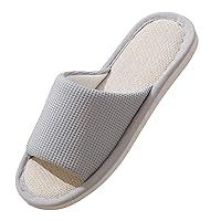 Mens Wide Width Slippers Size 12 Four Seasons Indoor Slippers Couple Models Shoes Home Slippers for Men Washable