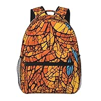 Africa Printing Pattern Backpack, 15.7 Inch Large Backpack, Zippered Pocket, Lightweight, Foldable, Easy To Travel