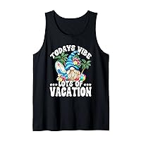 Funny Family Saying For Men Summer Beach Vacation Gnome Tank Top