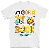 Back to School 2022 Teacher T-Shirt, Gift for Teacher First Day of School, It's Good to Bee Back Teacher Squad Shirts