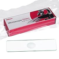 AmScope BS-C12 Microscope Slides Single Depression Concave Pack of 12, Clear
